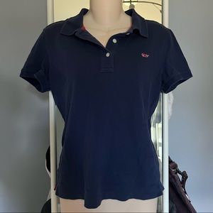 Vineyard Vines Navy Polo Shirt Size Small, Short Sleeves, 96% Cotton, Super Cute